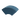 Coussin, quart de cercle, bleu mer
