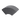 Coussin, quart de cercle, gris - bleu
