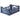 Vikbox, bleu gris / gris coup - Midi