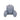 Coussin pour poussette, gris - bleu poudre
