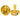 Pack de 2 sucettes Smaekke - moutarde (taille 2)