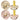 Lot de 2 sucettes Slap - vanille / blush