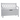 Banc bébé en Harlekin, Gris