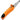 Couteau pour enfants sans dentelures, Orange
