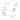 Wallstories - papillons bleus - lot de 6