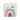 Serviette de table, suis l'arc-en-ciel - beige