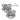 Lot de 2 sucettes +6 mois - gris foncé