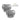Sucettes 2-pack, 0-6 mois-gris foncé
