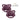 Lot de 2 sucettes +6 mois - prune