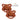 Sucettes lot de 2, +6 mois - rouille