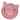 Cochon en silicone, rose