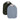 Bavoir 2-pack w. Velcro, bleu clair / vert foncé
