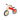Cycle de course, yoyo - rouge