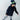 CAP, Manchesterblock 5 panneaux avec oreilles-Marine / Vert (taille XL, 7-14 ans)