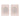 Protection contre le fluage, rose tendre/paillettes