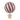 Ballon, 20 cm, rouge foncé