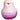 Jouet à bascule pingouin, rose