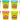 Play-doh - Pack néon de 8 seaux