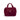Sac à langer, rouge foncé (velours) 