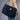 Poweure, couette bleu foncé