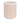 Grand panier de rangement rembourré, feuille caramel