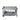 Lit de voyage/lit week-end avec ouverture - denim gris