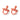 Bouton silicone Lot de 2 0-36 mois - Corail