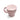 Tête centrale en silicone, mauve poussiéreux
