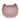 Assiette en silicone chat - vieux rose